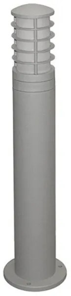 Επιδαπέδιο Φωτιστικό Κολώνα IP44 Ε27 H65cm Lumen-9-71136-Γκρι 9-71136