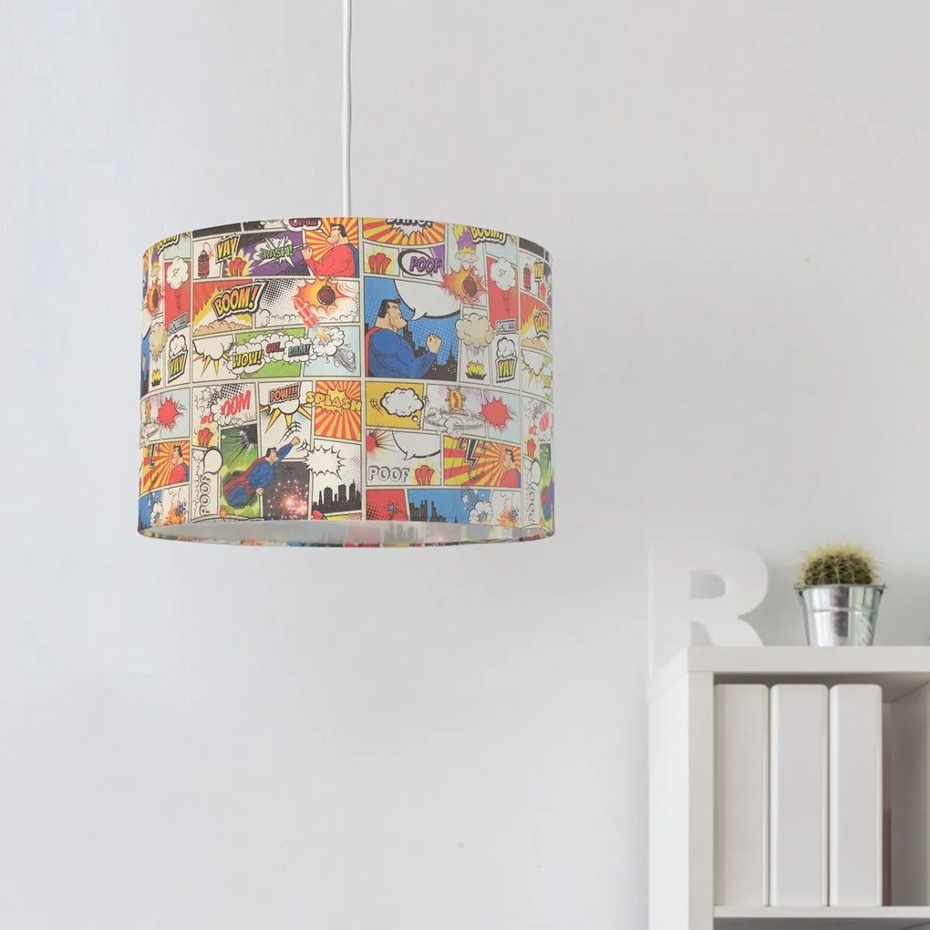 Παιδικό φωτιστικό οροφής VEIS Super Heroes 2