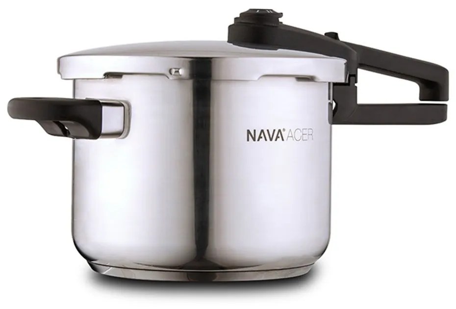 Χύτρα Ταχύτητας Acer 10-266-014 Φ22x25cm 8Lt Inox-Black Nava 8lt Stainless Steel
