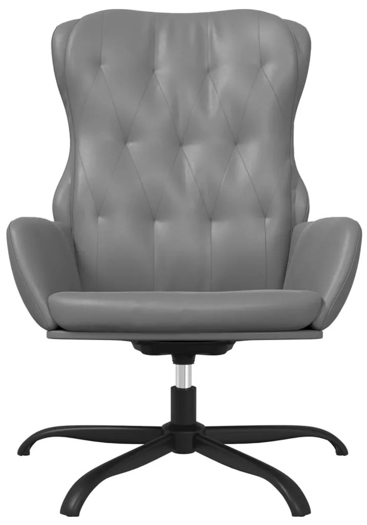 vidaXL Πολυθρόνα Relax Ανθρακί από Συνθετικό Δέρμα