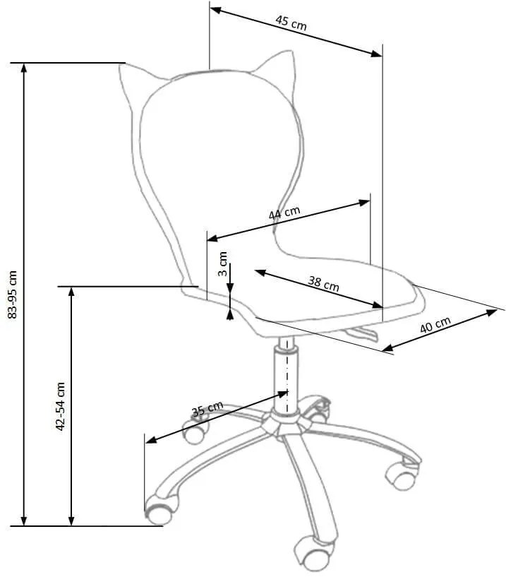 Καρέκλα γραφείου Cat