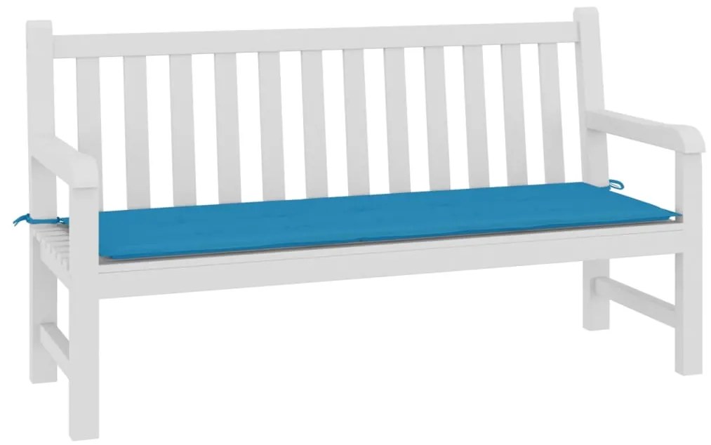 vidaXL Μαξιλάρι Πάγκου Κήπου Μπλε 150 x 50 x 3 εκ. Ύφασμα Oxford