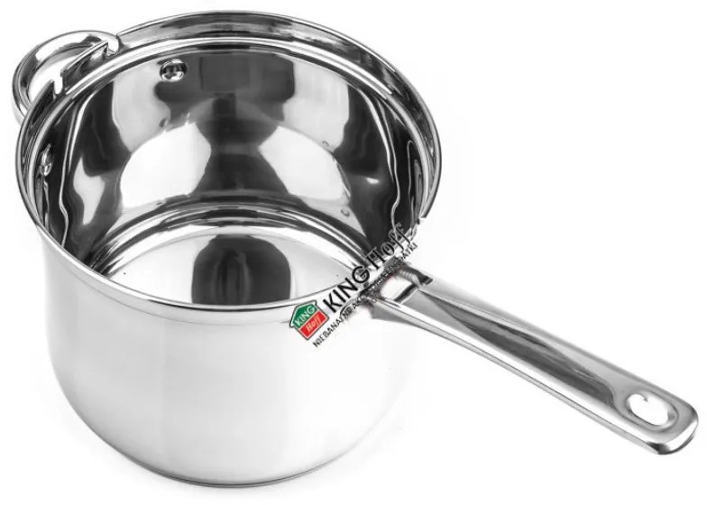 Kinghoff KH 4581, 3.6 l, 18 cm, Πολυστρωματικός πάτος, Επαγωγή, Inox