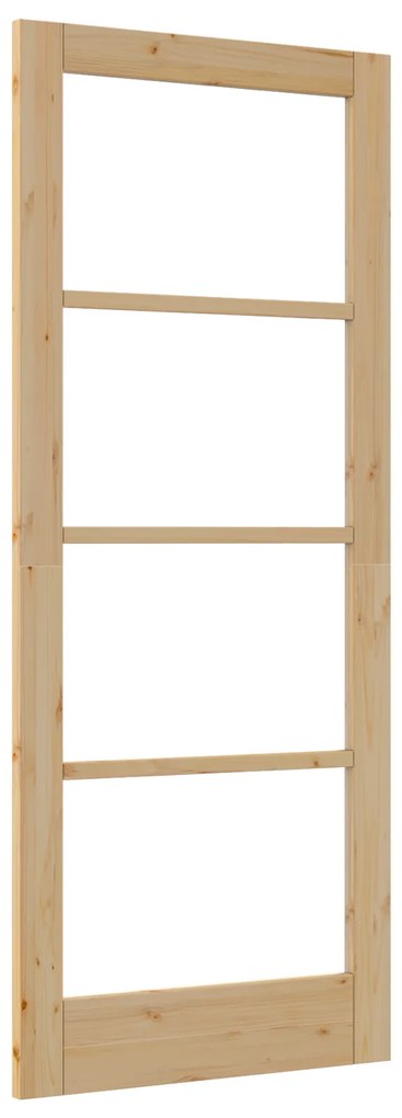 vidaXL Εσωτερική Πόρτα με Γυαλί "ORKDAL" 83x202x4 εκ. Μασίφ Ξύλο Πεύκου