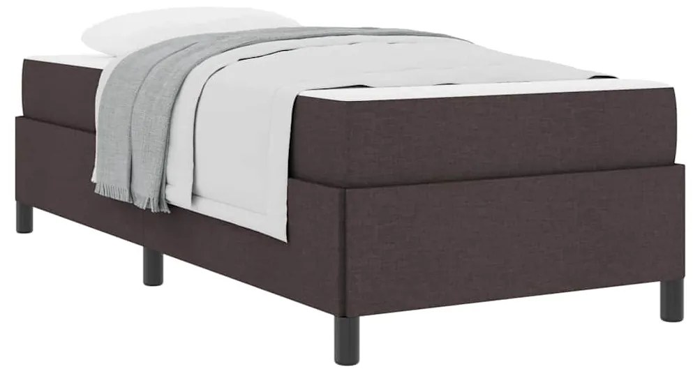 vidaXL Κρεβάτι με ελατήρια Καφέ 100 x 200 cm
