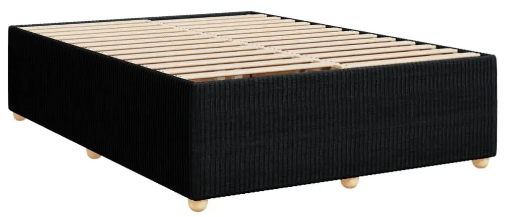 ΚΡΕΒΑΤΙ BOXSPRING ΜΕ ΣΤΡΩΜΑ ΜΑΥΡΟ 160X200 ΕΚ. ΥΦΑΣΜΑΤΙΝΟ 3292123