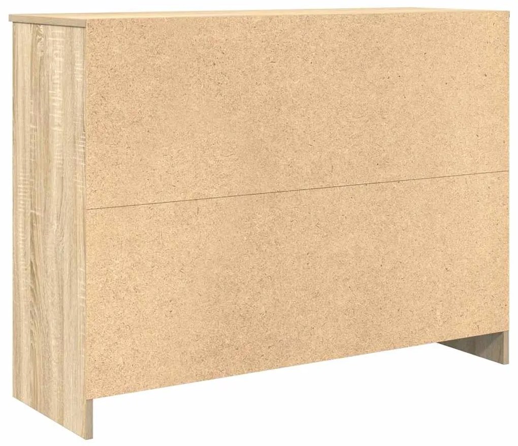 Συρταριέρα με Συρτάρια Sonoma Δρυς 101x35x76 εκ. από Επεξ. Ξύλο - Καφέ