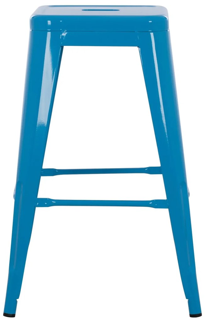 Σκαμπό Μπαρ MELITA-PRO C8573.48 Μεσαίου ύψους Μέταλλο Mπλέ 43x43x67Υ εκ. 43x43x67 εκ.