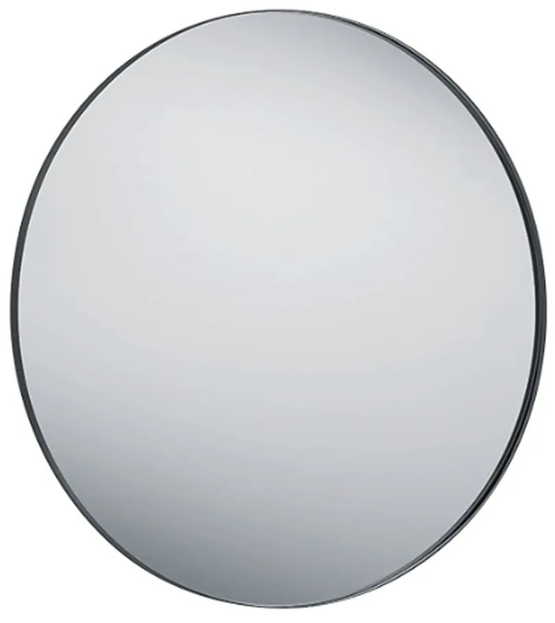 Καθρέπτης Τοίχου Στρογγυλός Britta 1430402 110cm Black Mirrors &amp; More Μέταλλο,Γυαλί