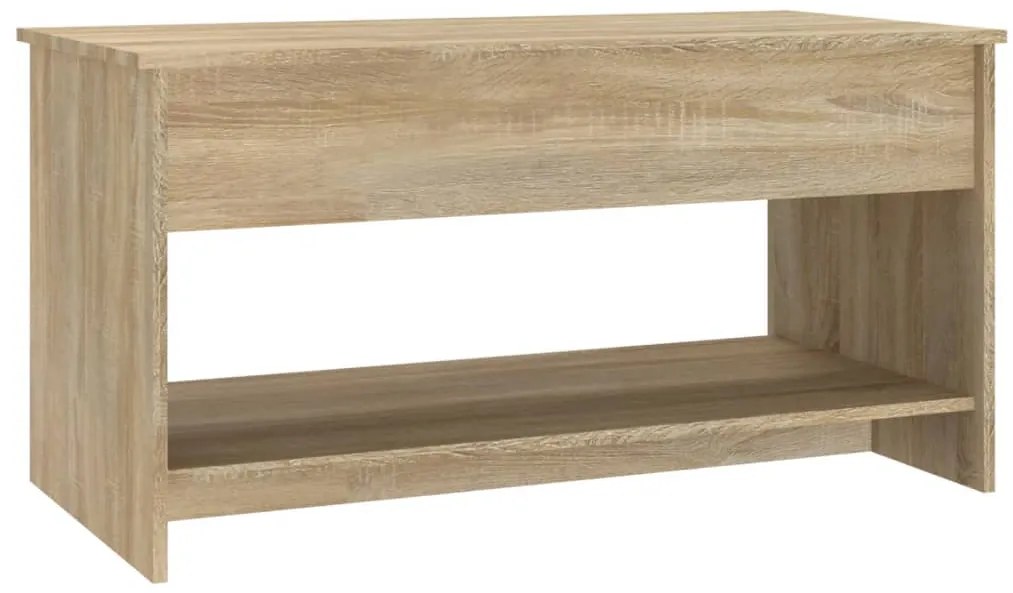 vidaXL Τραπεζάκι Σαλονιού Sonoma Δρυς 102x50x52,5 εκ. Επεξεργ. Ξύλο