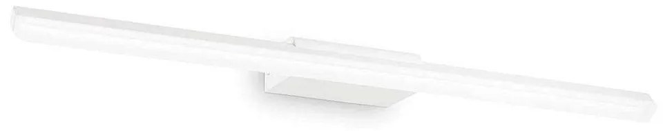 Φωτιστικό Τοίχου - Απλίκα Riflesso 142289 62x9x4cm Led 1800lm 17W 3000K White Ideal Lux Metal, Plastic