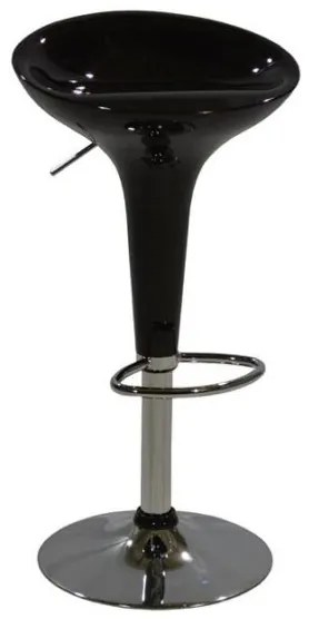 ΣΚΑΜΠΩ ΜΠΑΡ DAISY HM200.01 ΜΕ ΑΜΟΡΤΙΣΕΡ ΣΕ ΜΑΥΡΟ ΧΡΩΜΑ  44x38x78εκ