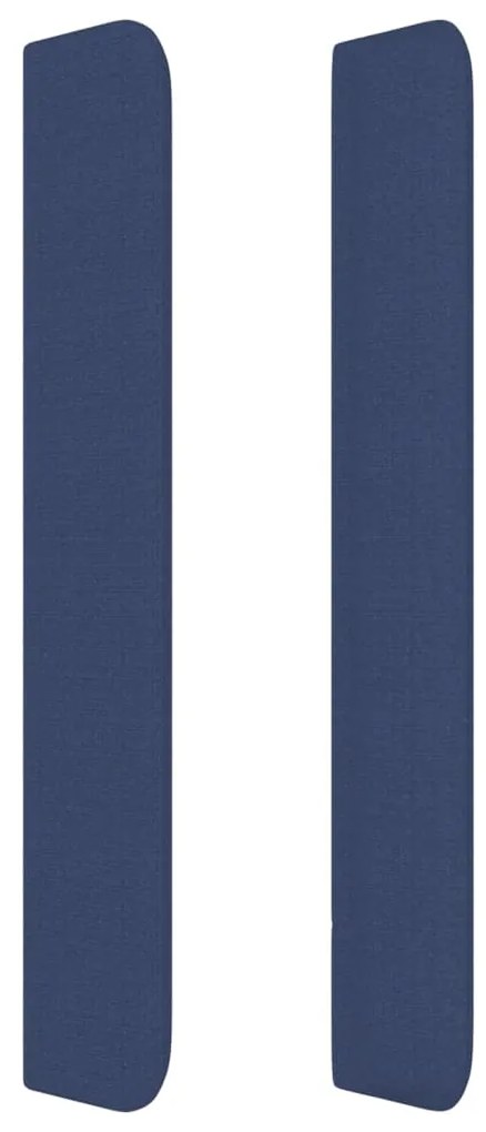 Κεφαλάρι με Πτερύγια Μπλε 83x16x118/128 εκ. Υφασμάτινο 3119700