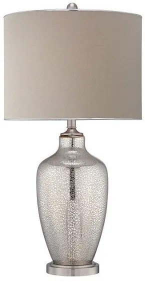 Επιτραπέζιο Φωτιστικό E27 100W IP20 Ασημί Nicolls QZ-NICOLLS Elstead Lighting QZ-NICOLLS Ασημί