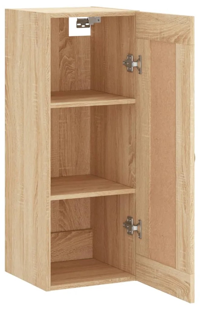 vidaXL Ντουλάπι Τοίχου Sonoma Δρυς 34,5 x 34 x 90 εκ. Επεξεργ. Ξύλο