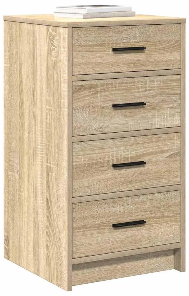 vidaXL Πλαϊνό γραφείο Sonoma Δρυς 40 x 41 x 75 εκ Επεξεργασμένο ξύλο
