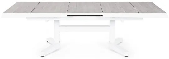 Τραπέζι Τραπεζαρίας/Μέσης Επεκτεινόμενο Robert Κεραμικό Λευκό143/183εκΜ.55/88εκ.Υ - Λευκό