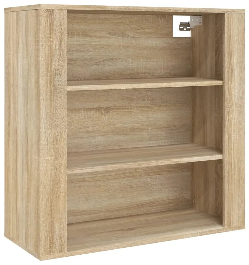 vidaXL Ντουλάπι Τοίχου Sonoma Δρυς 80x33x80 εκ. Επεξεργασμένο Ξύλο