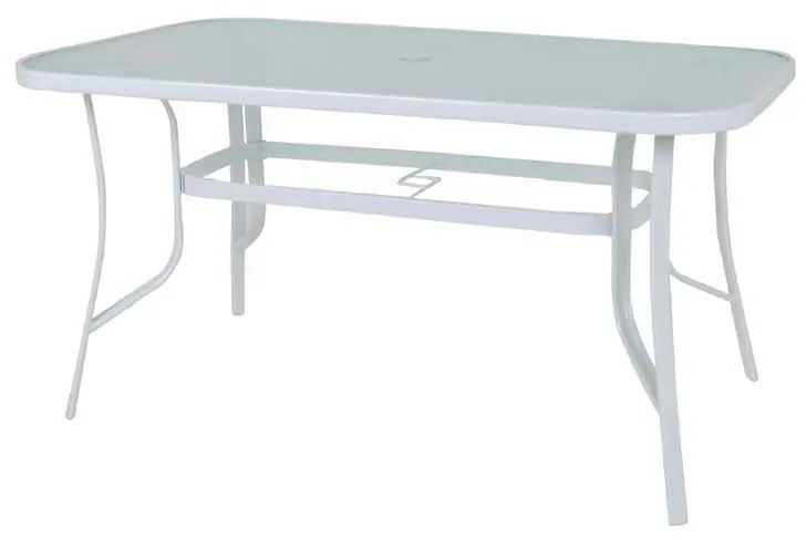 Τραπέζι Rio 150x90cm Μεταλ.Λευκό