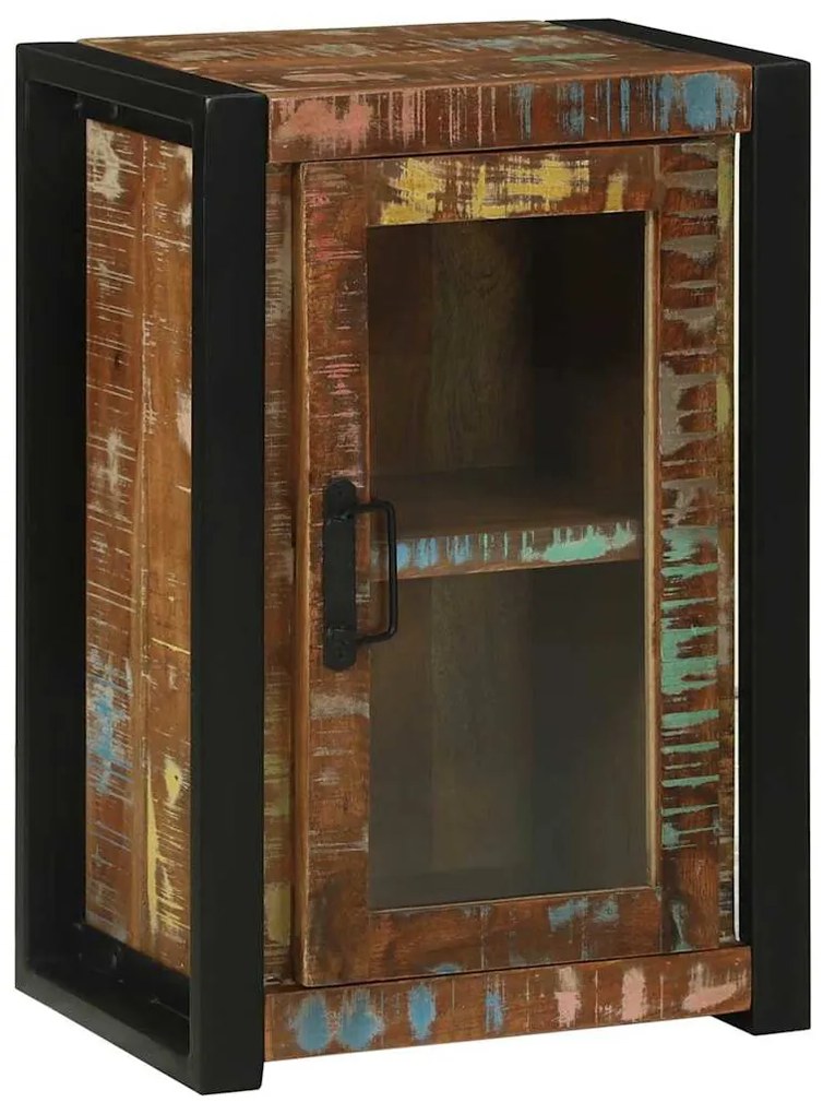 Ντουλάπι Μπάνιου Καφέ 40 x 30 x 60 cm Στερεό Ανακτηθέν Ξύλο