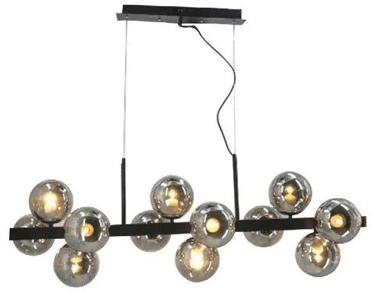 Κρεμαστό Φωτιστικό Οροφής Μαύρο 144-20017 Eurolamp-144-20017-Μαύρο 144-20017