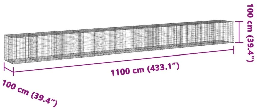 ΣΥΡΜΑΤΟΚΙΒΩΤΙΟ ΜΕ ΚΑΛΥΜΜΑ 1100X100X100 ΕΚ. ΓΑΛΒΑΝΙΣΜΕΝΟ ΧΑΛΥΒΑ 3295210