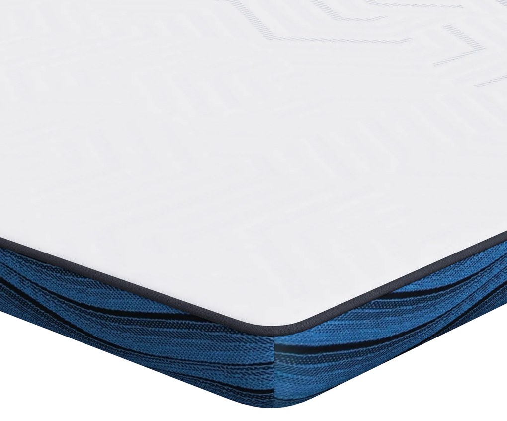 vidaXL Στρώματα Λευκό και Μπλε 140 x 190 cm