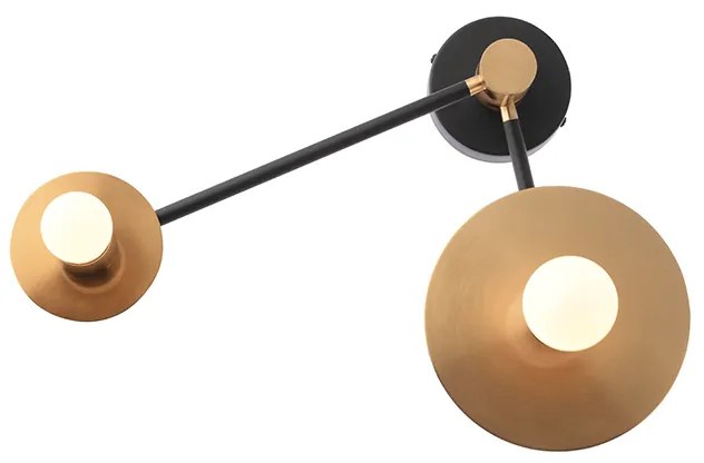 Φωτιστικό Επίτοιχο Aca OD742W74BR CLOCK Οξυντέ (Bronzed)