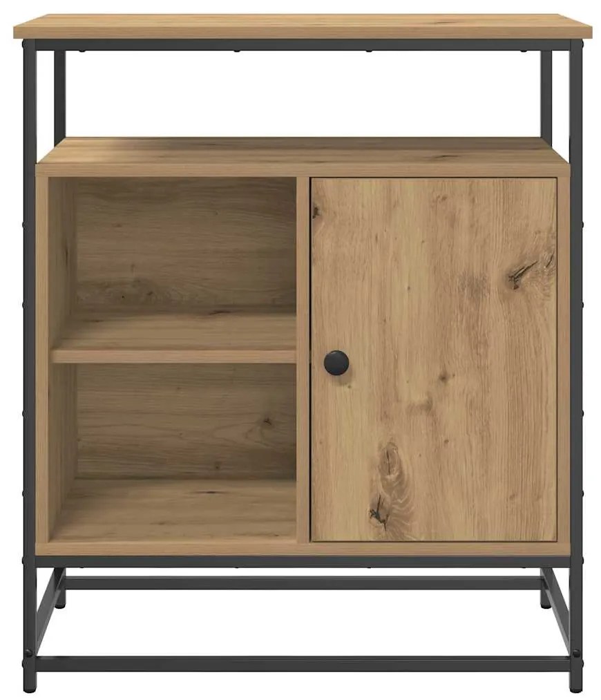 vidaXL Πλαϊνό γραφείο artisan δρυς 69 x 35 x 80 εκ Επεξεργασμένο ξύλο