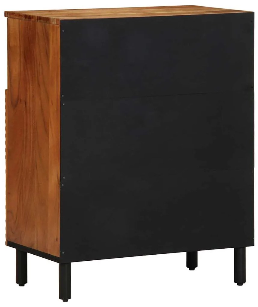 vidaXL Πλαϊνό γραφείο Φυσικό 60 x 33,5 x 75 εκ. Στερεό Ξύλο Ακακίας