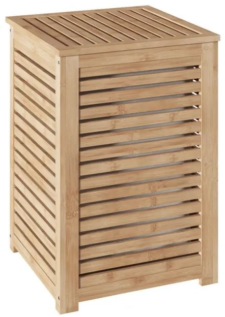 Καλάθι απλύτων Africa φυσικό 40x38x58εκ 199-000510 Pakoworld-199-000510-Μπεζ 199-000510