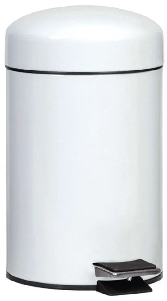 Κάδος Απορριμμάτων LBTAH-BA13015 Φ17x29,5cm 3lt White Andrea House Metal