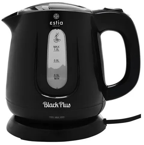 Estia Βραστήρας Black Plus Πλαστικός 1lt 1100w Μαύρο 06-17231