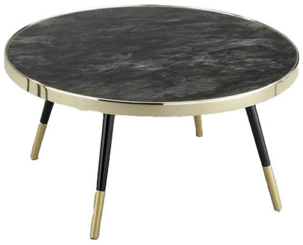 Τραπεζάκι Καφέ DKD Home Decor Κρυστάλλινο Χάλυβας 82,5 x 82,5 x 40 cm