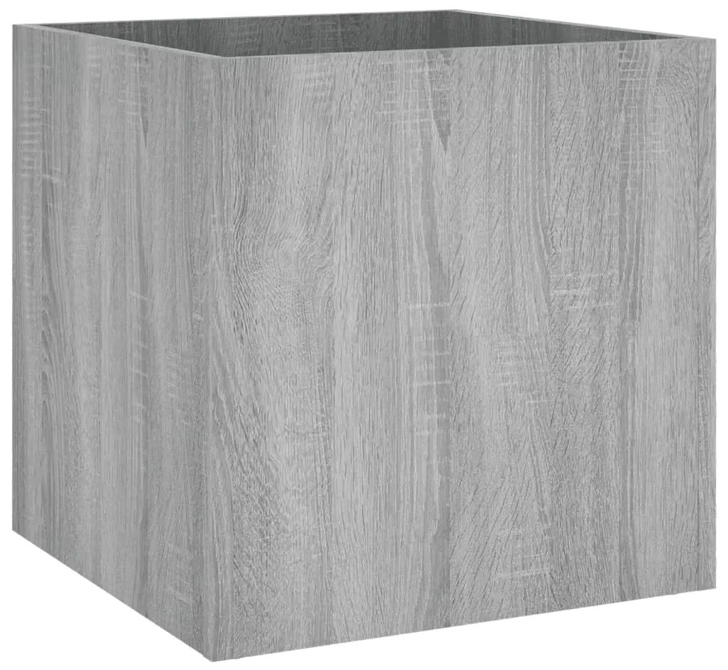 vidaXL Ζαρντινιέρα Γκρι sonoma 40 x 40 x 40 εκ. από Επεξεργασμένο Ξύλο