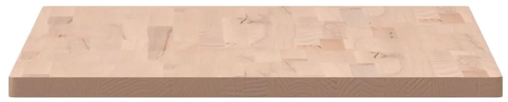 vidaXL Επιφάνεια Τραπεζιού Ορθογώνια 100x60x2,5 εκ. Μασίφ Ξύλο Οξιάς