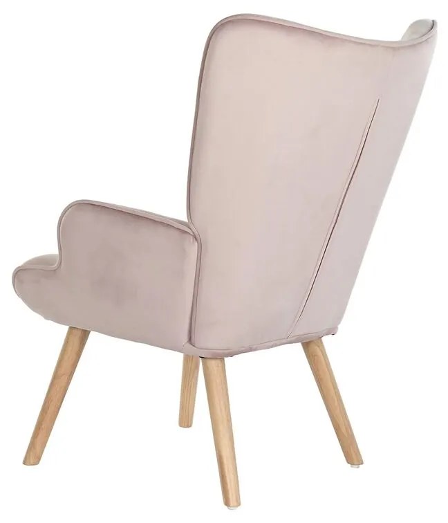 Κάθισμα DKD Home Decor Ροζ πολυεστέρας Ξύλο 67 x 69 x 96 cm 75 x 69 x 96 cm