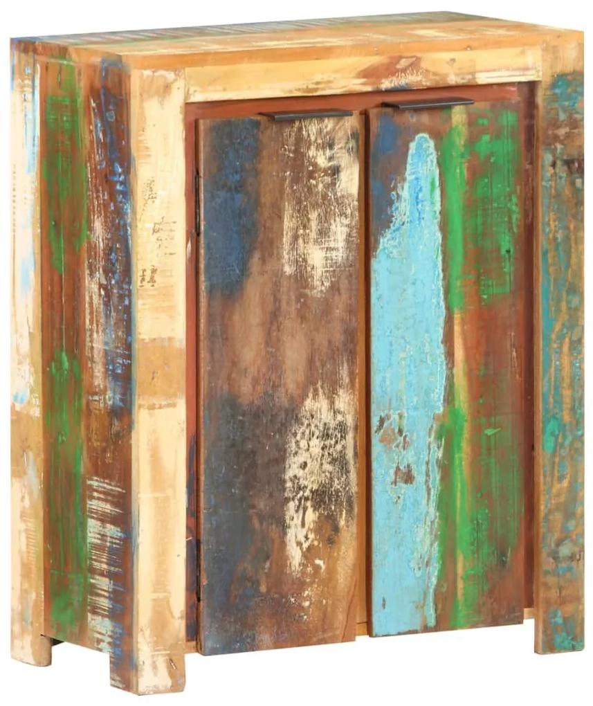 Ντουλάπι 59 x 33 x 75 εκ. από Μασίφ Ανακυκλωμένο Ξύλο - Πολύχρωμο