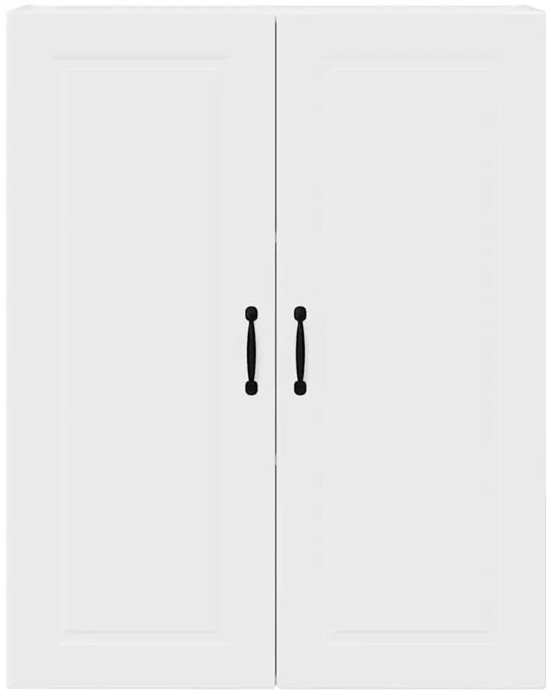 vidaXL Κρεμαστό ντουλάπι κουζίνας με ράφι Λευκό 80 x 31 x 100 εκ.