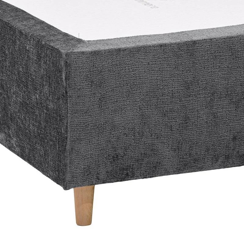 Επενδυμένο Κρεβάτι New Amsterdam Fylliana Γκρί 120x200 εκ. 120x208x124 εκ.