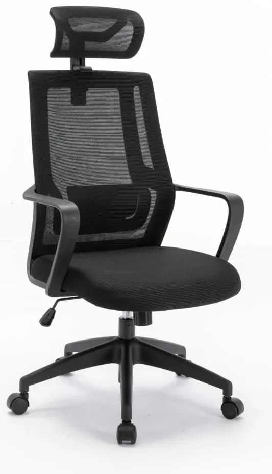 Serioux SRX-OC01-FA-B Shark Καρέκλα Γραφείου, Μαύρη