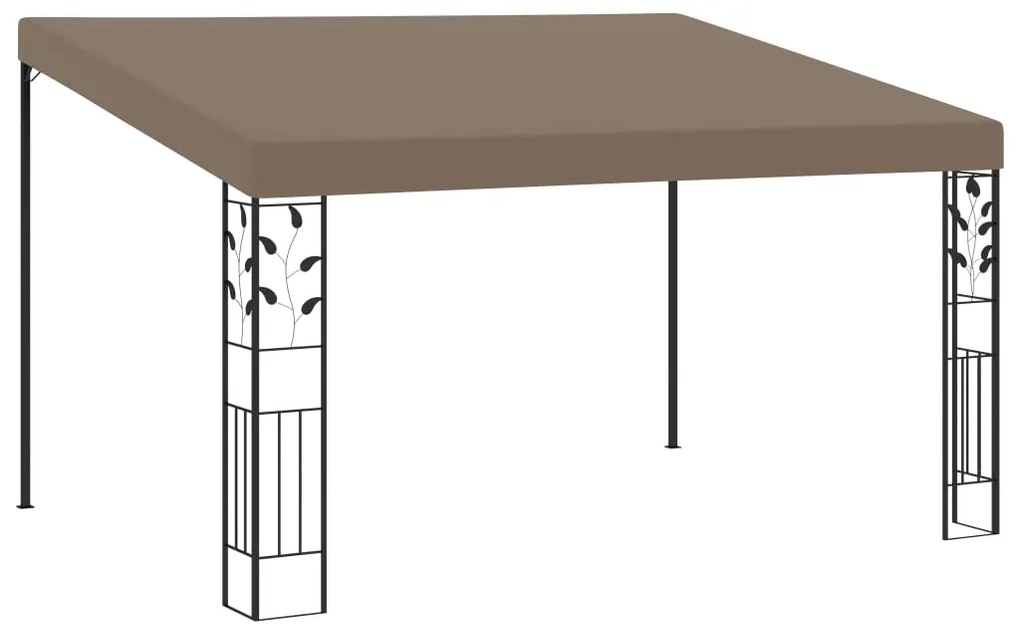 vidaXL Κιόσκι Επιτοίχιο Taupe 4 x 3 x 2,5 μ.