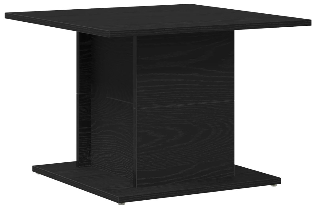 vidaXL Τραπεζάκι Σαλονιού Μαύρη Δρυς 55.5x55.5x40 εκ. Επεξεργασμένο Ξύλο