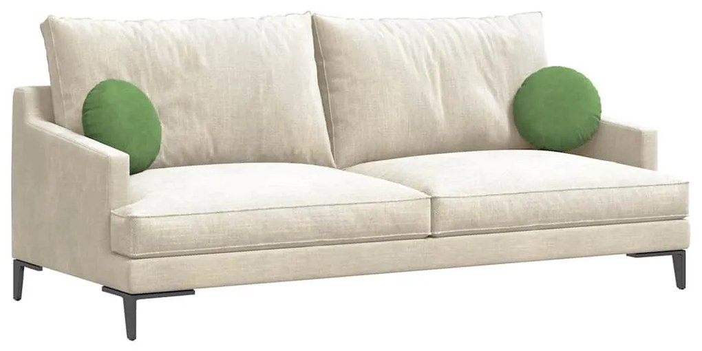 vidaXL Μαξιλάρια καθισμάτων 2 pcs Ανοιχτό Πράσινο Ø 40 x 13 εκ.