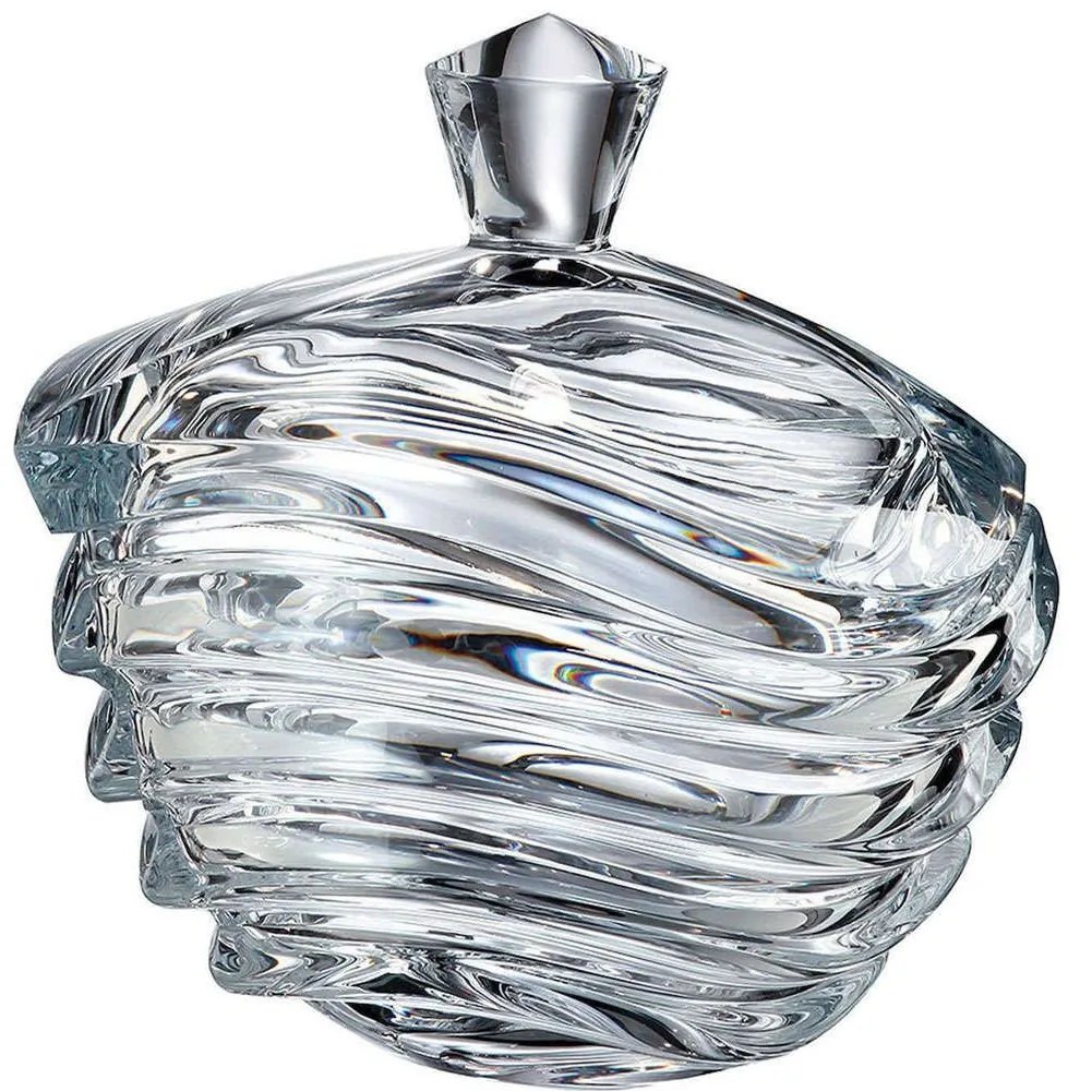 Φοντανιέρα Wave CTB03500303 22x16x20cm Κρυστάλλινη Clear Βοημίας Crystal