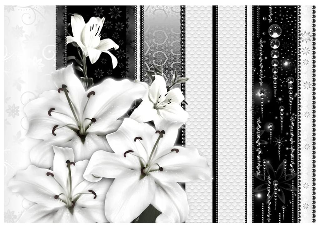 Φωτοταπετσαρία - Crying lilies in white 350x245