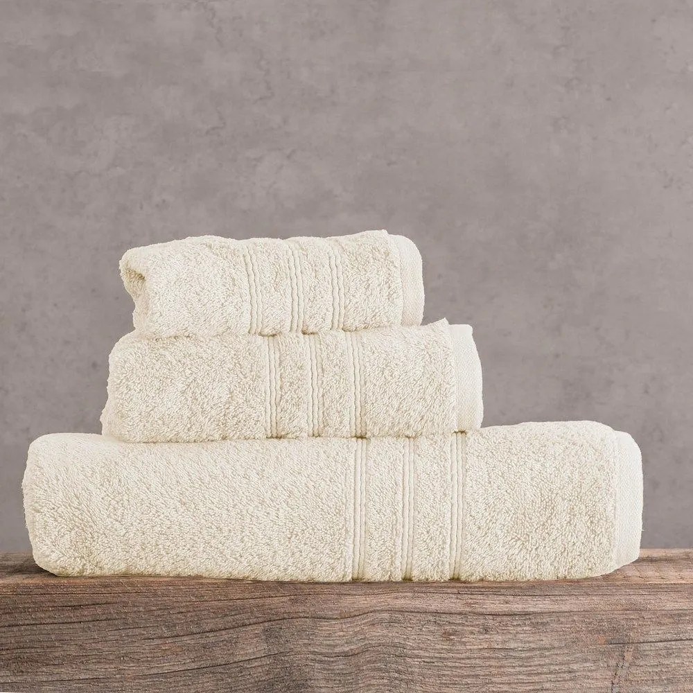 Πετσέτα Aria Ecru Ρυθμός Χεριών 30x50cm 100% Cotton Foam