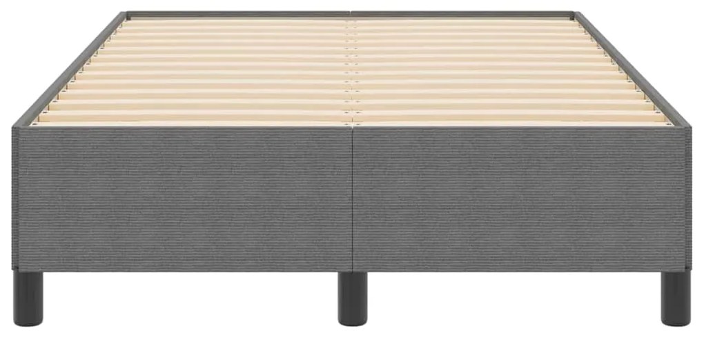 vidaXL Σκελετός Κρεβατιού Ανοιχτό γκρι 120 x 190 cm Βελούδο