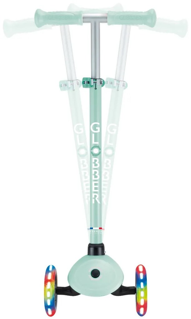 Globber Scooter Primo Lights V2 Dark Mint