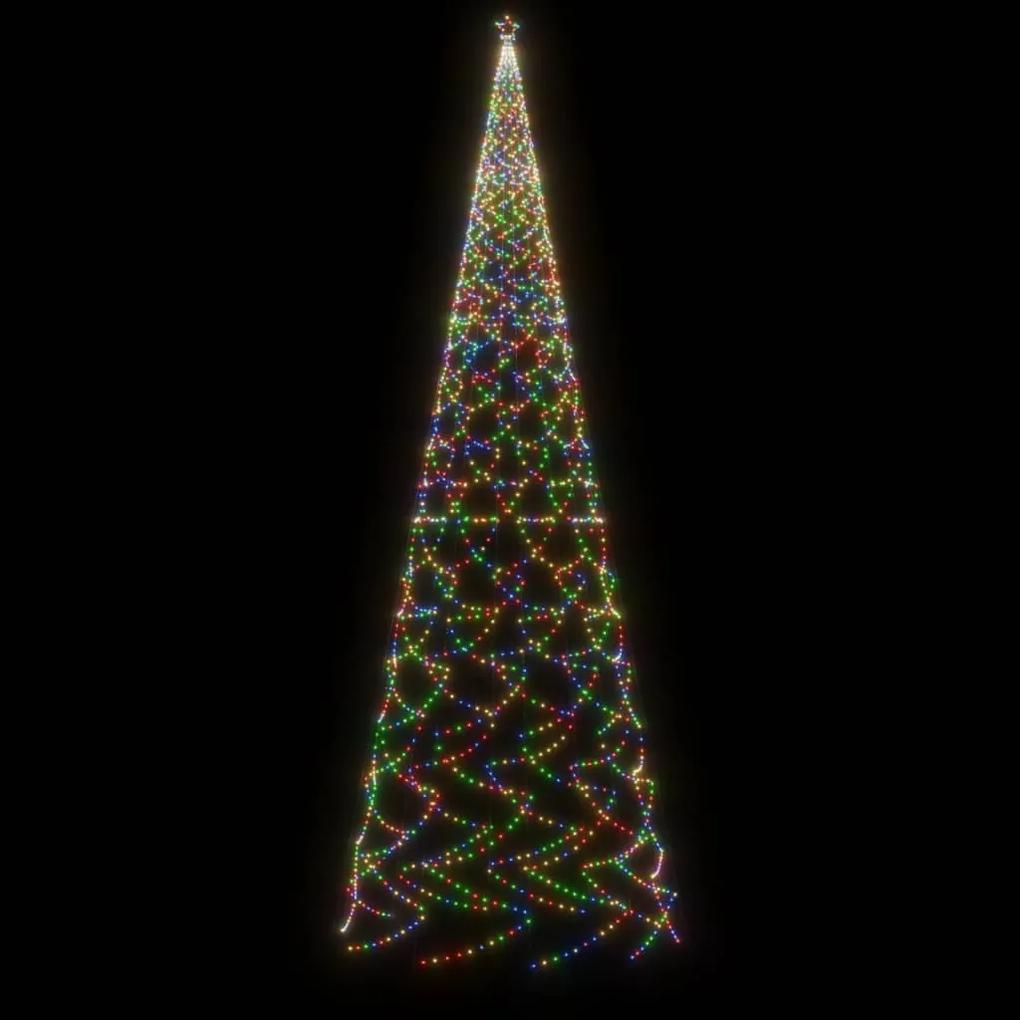 vidaXL Χριστουγεννιάτικο Δέντρο Με Ακίδα 3000 LED Πολύχρωμο 800 εκ.